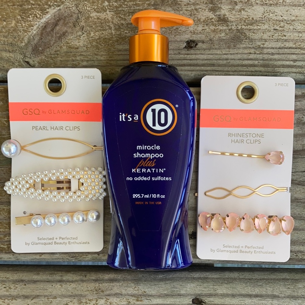 It’s a 10 miracle shampoo plus keratin